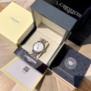 Longines Master Moonphase Men's 1:1 Super Clone Watch, 40mm Steel 1137424036